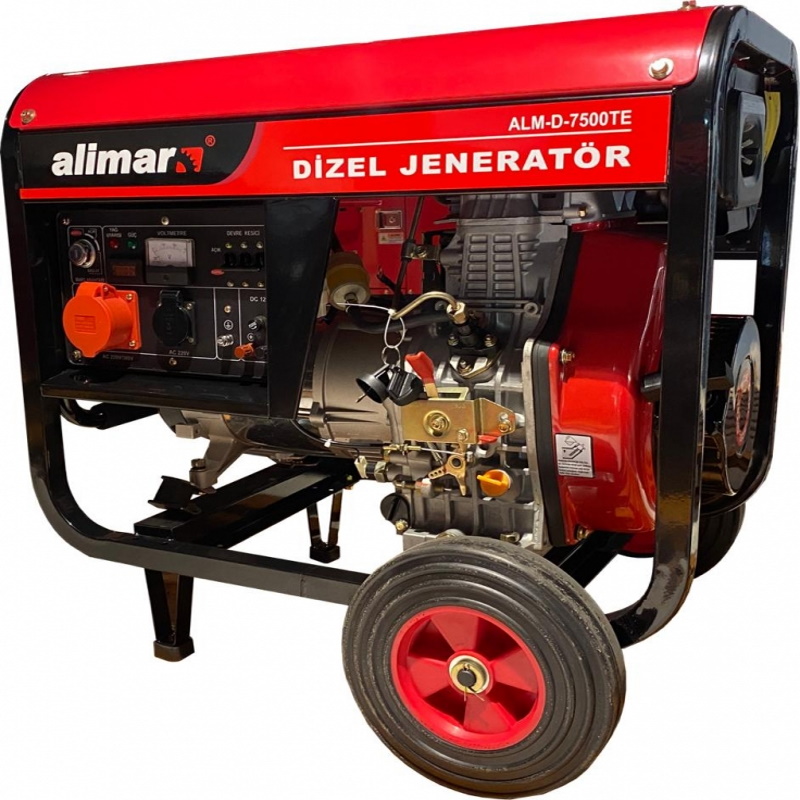 Генератор дизельний ALIMAR 3 фази (220/380В), 4,8кВт, (ALM D 7500 TE)